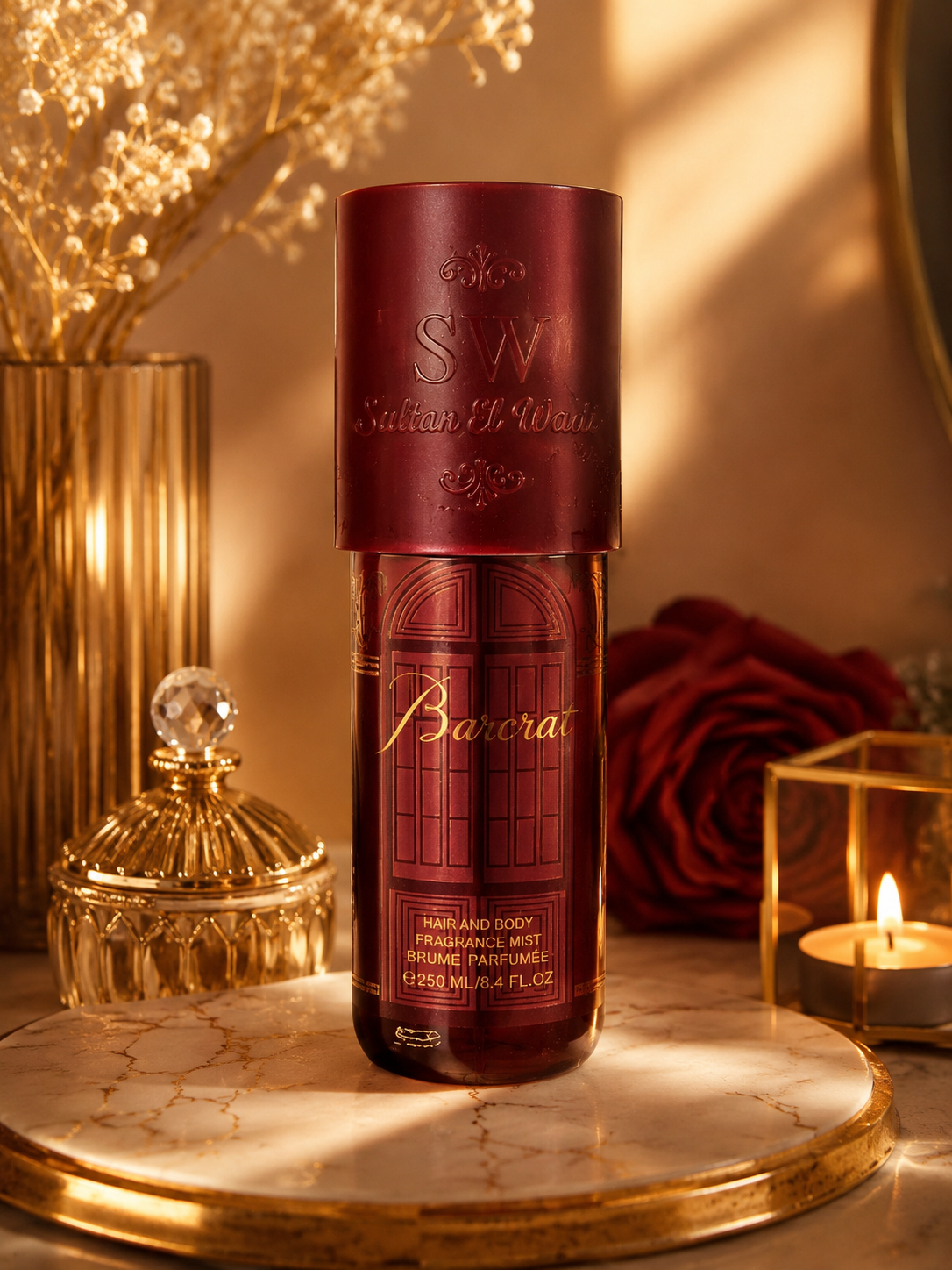 Barcrat SW – Brume Parfumée 250 ml | Inspiration Baccarat Rouge 540