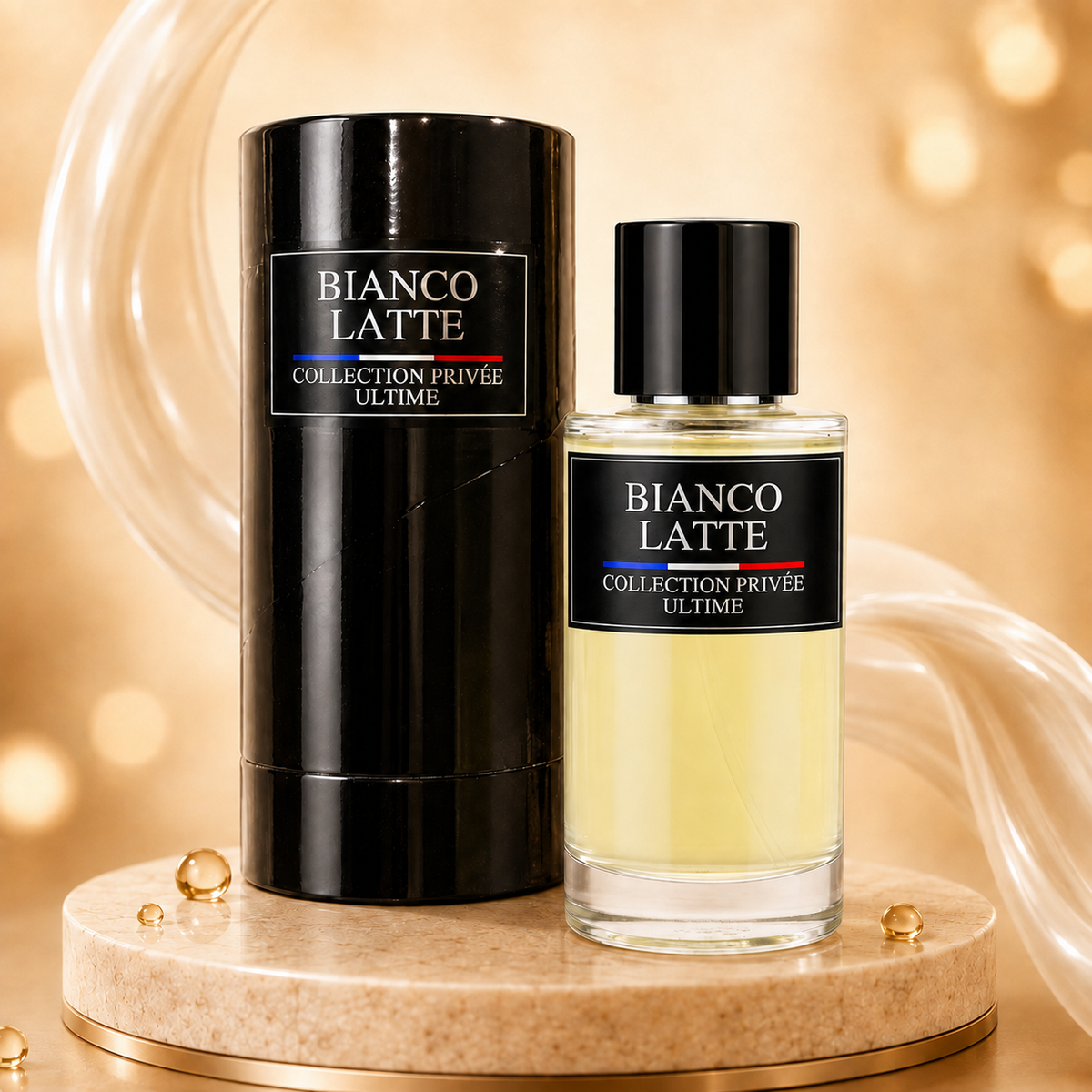 Flacon Bianco Latte de Collection Privée Ultime avec sa boîte