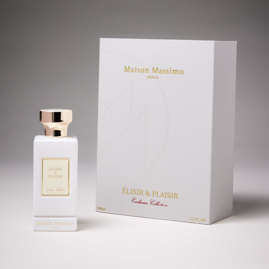 Élixir & Plaisir Maison Massimo 100 ml avec son coffret blanc
