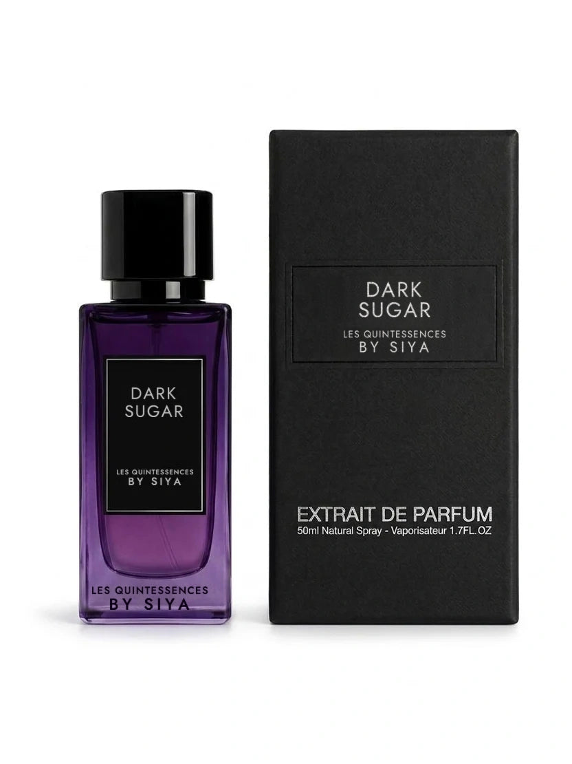 Dark Sugar LES QUINTESSENCES BY SIYA extrait de parfum 50 ml inspiration Sucre Noir - flacon avec boîte