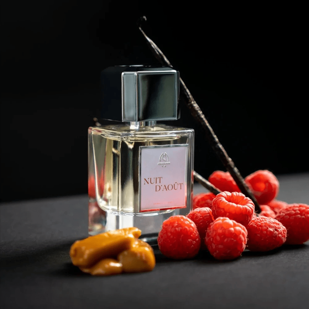 Nuit d’Août – Eau de Soie – framboise, caramel et vanille
