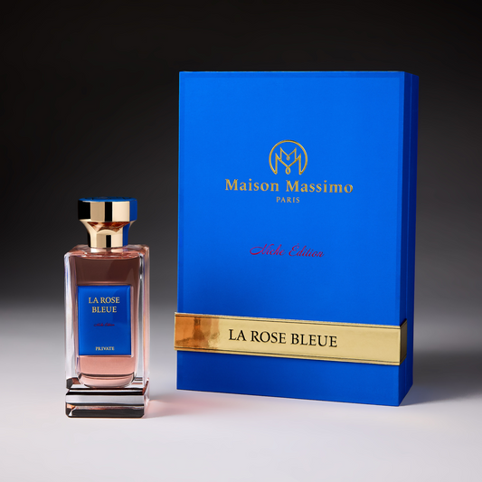 La Rose Bleue Maison Massimo 100 ml avec son coffret bleu