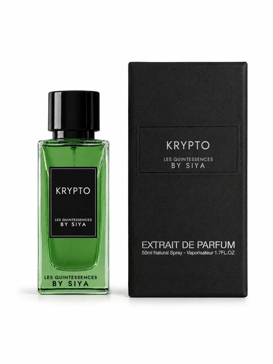 Krypto LES QUINTESSENCES BY SIYA extrait de parfum 50 ml inspiration Kryptonite - flacon avec boîte
