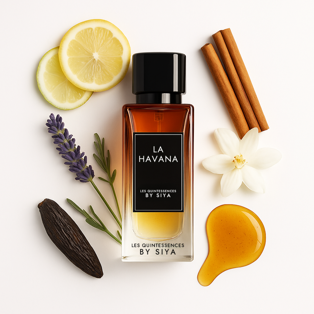 La Havana LES QUINTESSENCES BY SIYA extrait de parfum 50 ml inspiration Naxos - photo olfactive et notes parfumées
