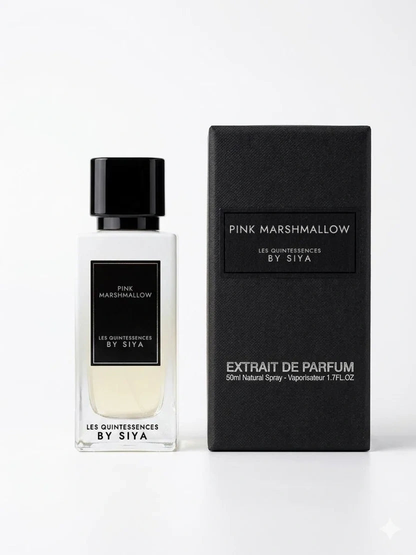 Pink Marshmallow LES QUINTESSENCES BY SIYA extrait de parfum 50 ml inspiration Love, Don’t Be Shy - flacon avec boîte