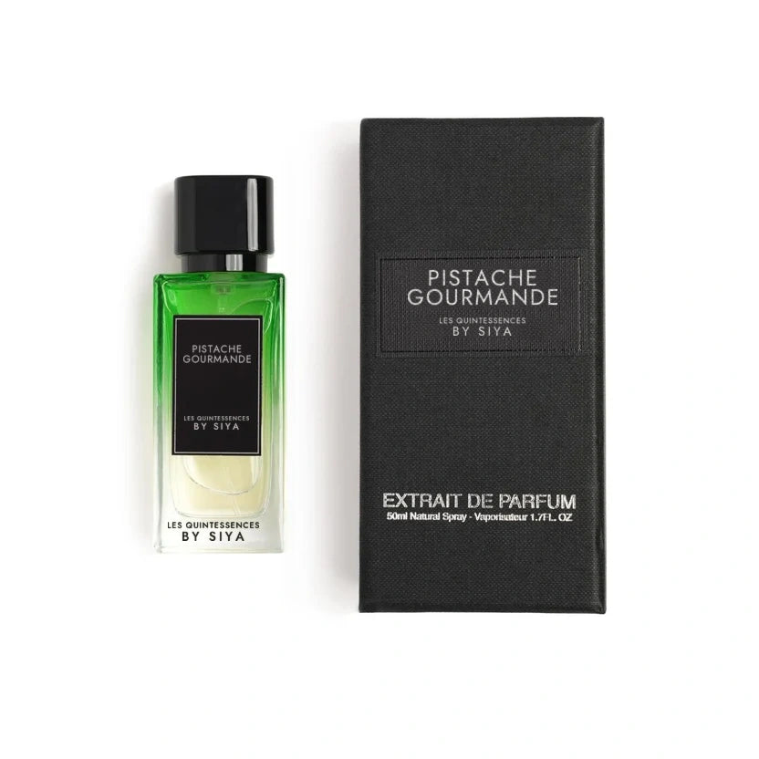 Pistache Gourmande LES QUINTESSENCES BY SIYA extrait de parfum 50 ml inspiration Yum Pistachio Gelato - flacon avec boîte