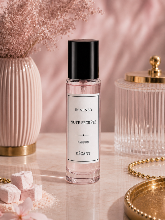 Décant Note Secrète d’In Senso en flacon vaporisateur