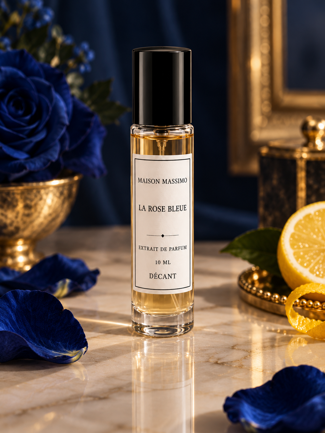 Décant La Rose Bleue de Maison Massimo en flacon vaporisateur
