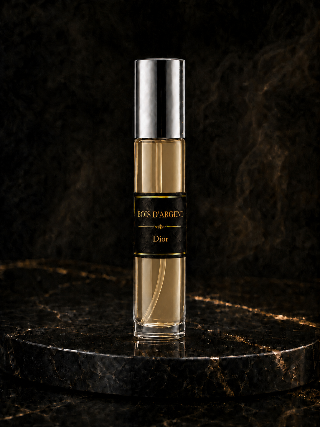 Décant Bois d’Argent de Dior en flacon vaporisateur