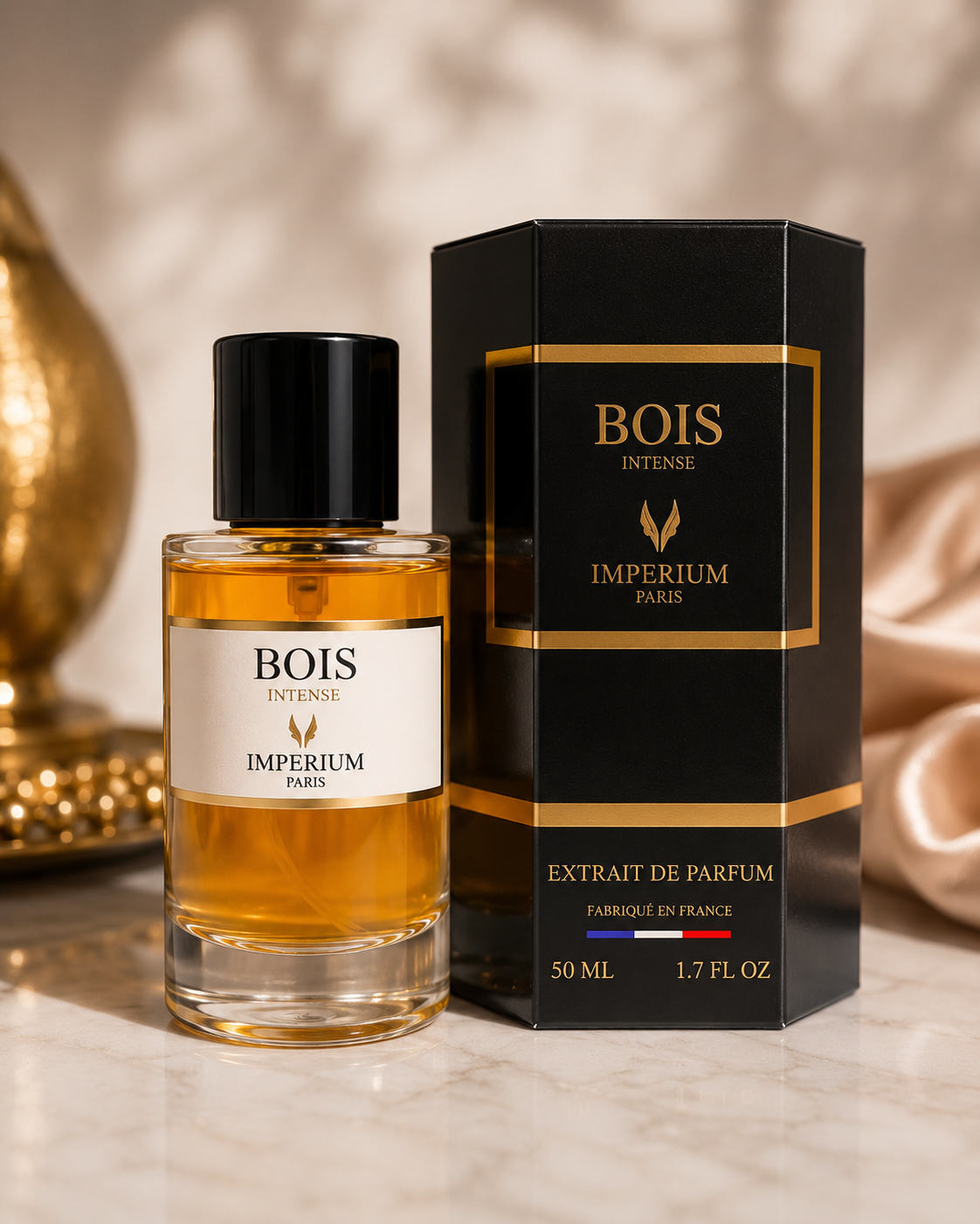 Bois Intense – Extrait de Parfum 50 ml | Inspiration Dior Bois d'Argent | Essence Royale