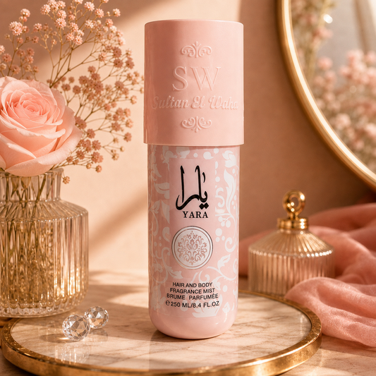 Flacon Yara SW, brume parfumée 250 ml inspirée de Yara