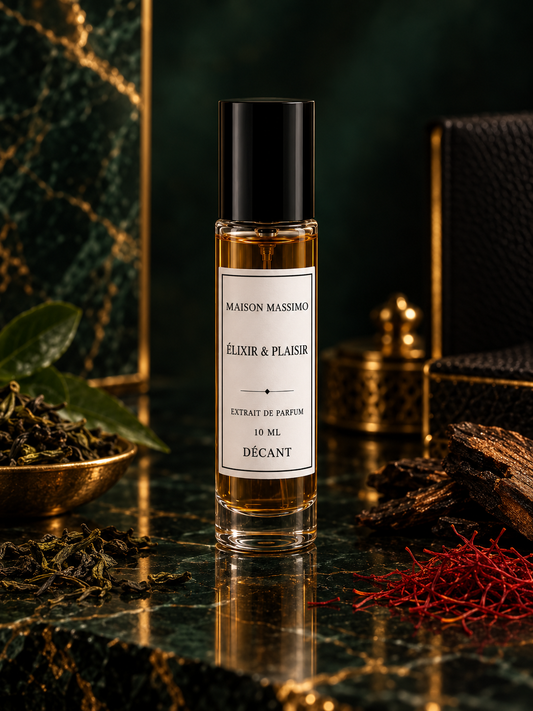 Décant Élixir et Plaisir de Maison Massimo en flacon vaporisateur