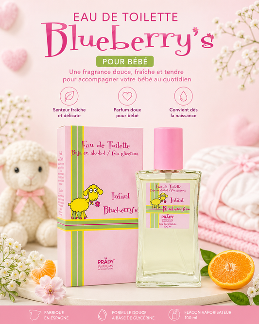 Blueberry's Pour Bébé – Eau de Toilette 100 ml – Prady | Essence Royale