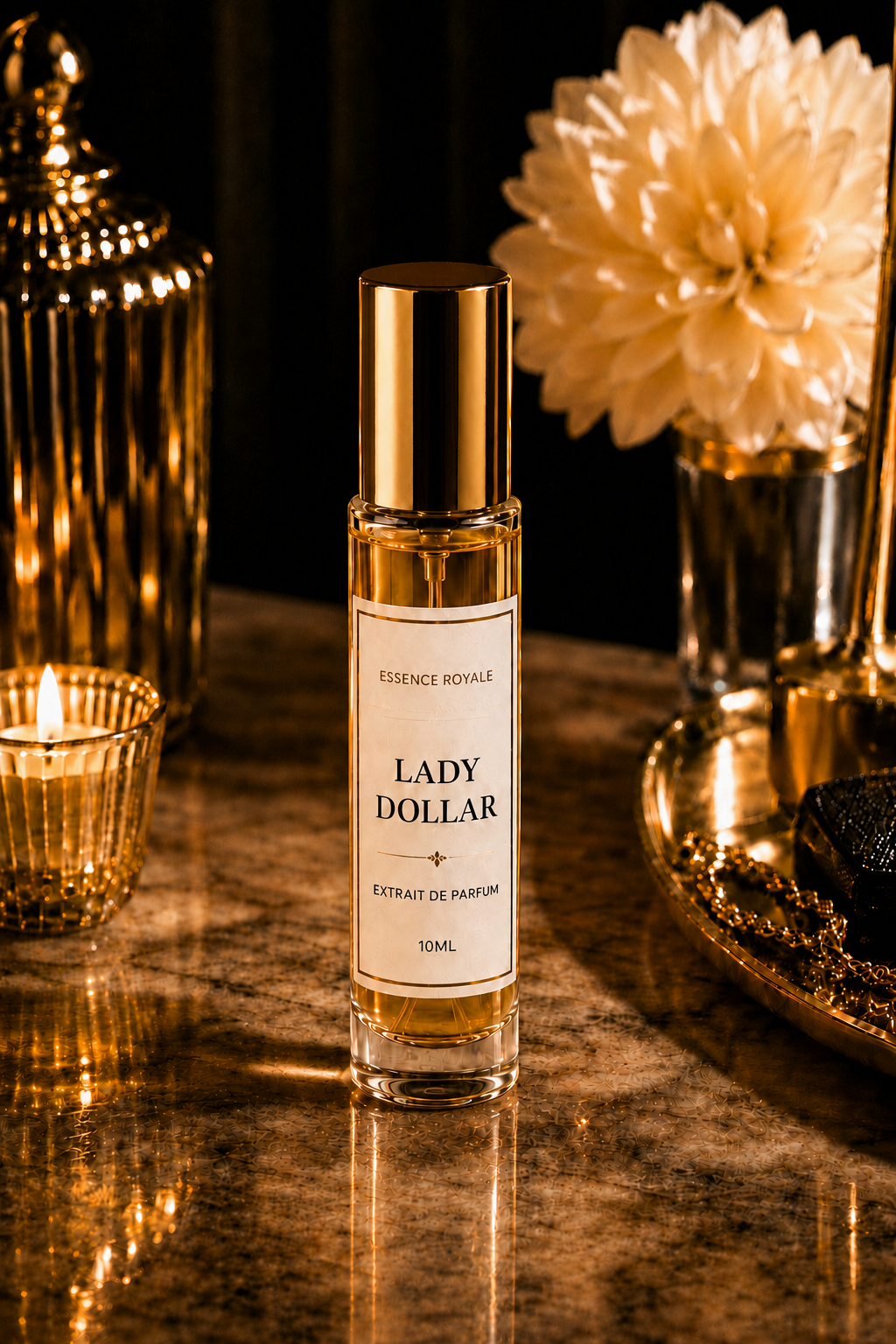 Flacon Lady Dollar, inspiration Lady Million de Rabanne